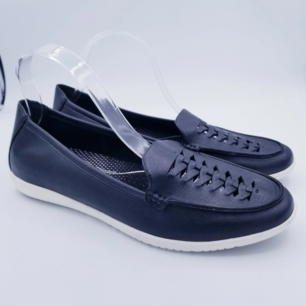 Bandolino Logan3 Black Woven Loafers Flats size 10